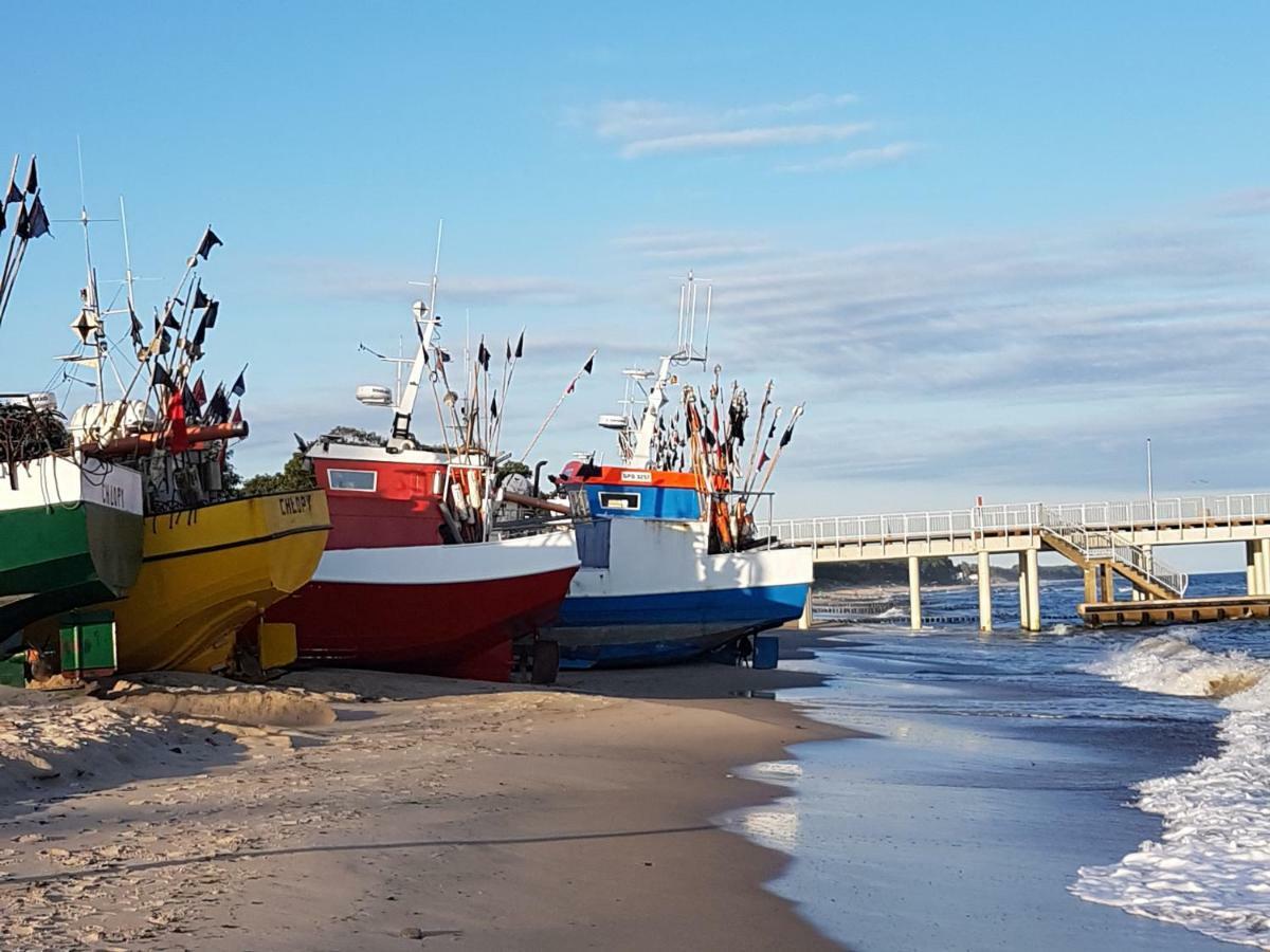 Osrodek Rodzinny "Pod Wydmami" Przy Plazy , Plac Zabaw , Rowery Sarbinowo Εξωτερικό φωτογραφία